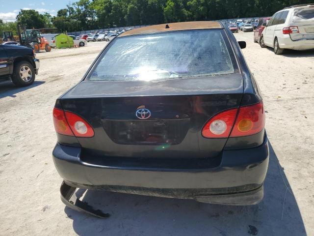 2T1BR32E24C226450 - 2004 TOYOTA COROLLA CE BLACK photo 6