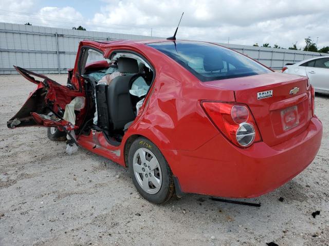 1G1JA5SH5D4131157 - 2013 CHEVROLET SONIC LS RED photo 2