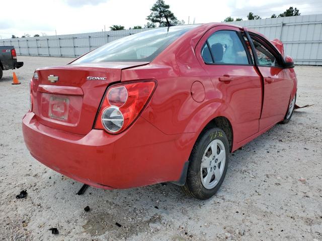 1G1JA5SH5D4131157 - 2013 CHEVROLET SONIC LS RED photo 3