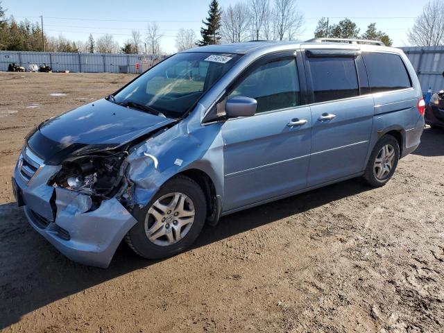 5FNRL38607B510997 - 2007 HONDA ODYSSEY EXL BLUE photo 1