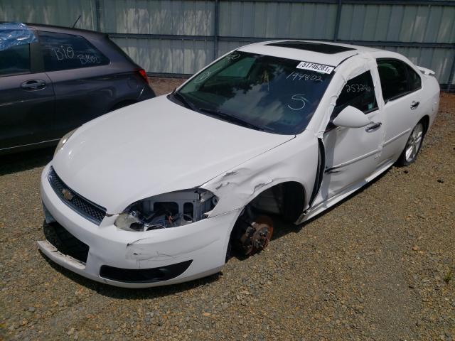 2G1WC5E3XD1194802 - 2013 CHEVROLET IMPALA LTZ WHITE photo 2