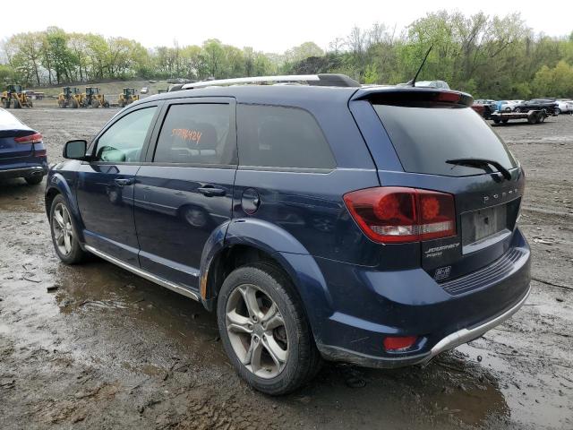 3C4PDDGG1HT549170 - 2017 DODGE JOURNEY CROSSROAD BLUE photo 2