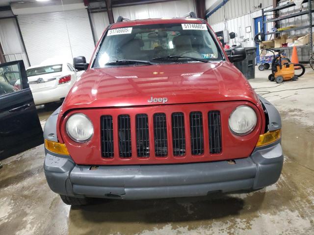 1J4GL38K06W293329 - 2006 JEEP LIBERTY RENEGADE 红色 照片 5