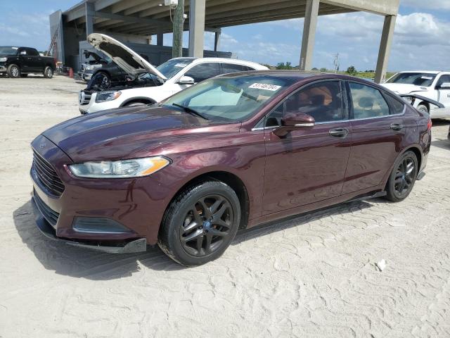 3FA6P0HR9DR305498 - 2013 FORD FUSION SE BURGUNDY photo 1