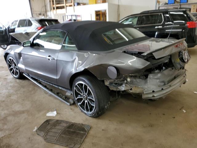 1ZVBP8FF7E5304187 - 2014 FORD MUSTANG GT GRAY photo 2