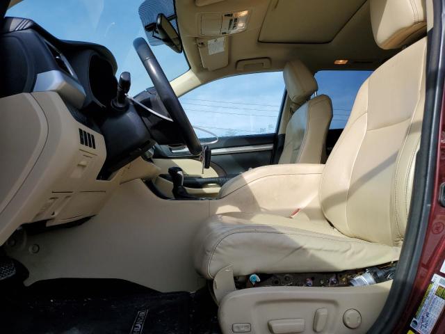 5TDJKRFH6FS133206 - 2015 TOYOTA HIGHLANDER XLE MAROON photo 7