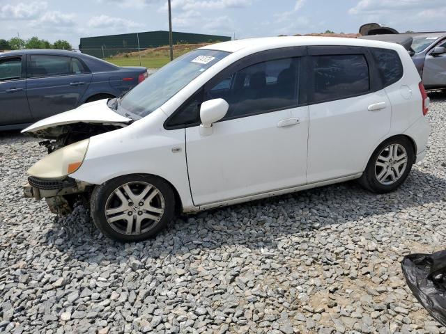 JHMGD38647S037434 - 2007 HONDA FIT S WHITE photo 1