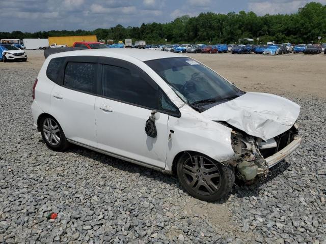 JHMGD38647S037434 - 2007 HONDA FIT S 白色 照片 4