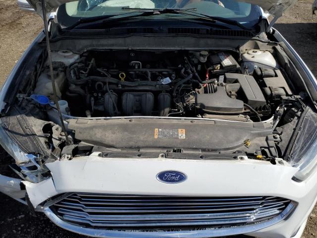 1FA6P0H74E5366289 - 2014 FORD FUSION SE WHITE photo 11