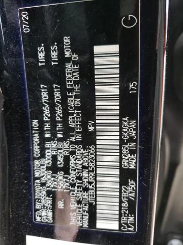 JTEBU5JR9L5823066 - 2020 TOYOTA 4RUNNER SR5/SR5 PREMIUM 黑色 照片 12