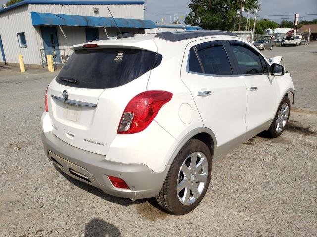 KL4CJDSB7FB121129 - 2015 BUICK ENCORE PREMIUM WHITE photo 4