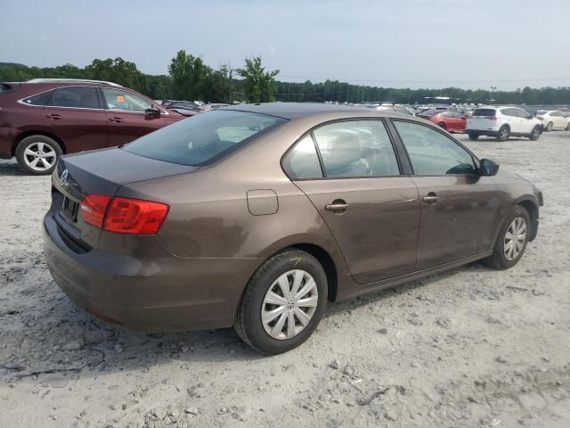 3VW2K7AJ5EM333766 - 2014 VOLKSWAGEN JETTA BASE بني صورة 3