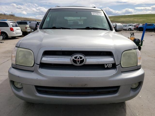 5TDBT48A35S241768 - 2005 TOYOTA SEQUOIA LIMITED SILVER photo 5