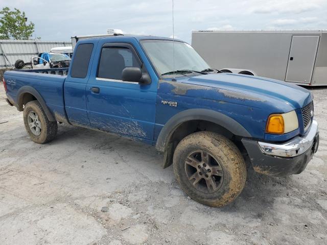 1FTZR45U12TA15740 - 2002 FORD RANGER SUPER CAB BLUE photo 4