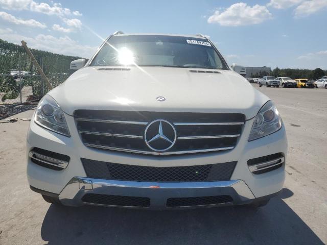 4JGDA5HB2CA005020 - 2012 MERCEDES-BENZ ML 350 4MATIC WHITE photo 5