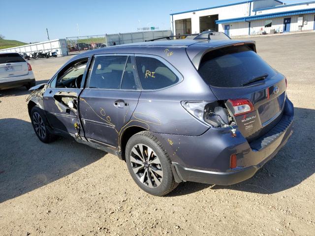 4S4BSBNC5G3292430 - 2016 SUBARU OUTBACK 2.5I LIMITED GRAY photo 2