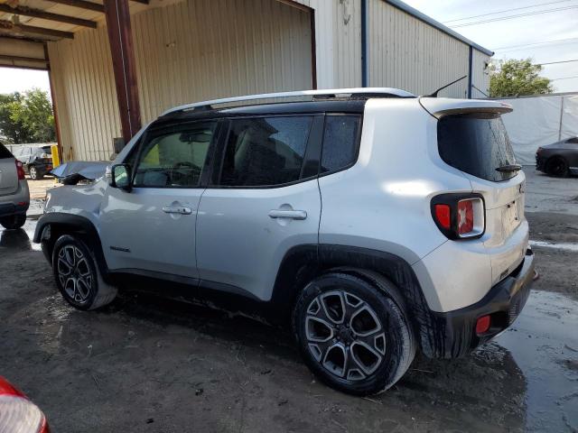 ZACCJADB8HPE48987 - 2017 JEEP RENEGADE LIMITED SILVER photo 2