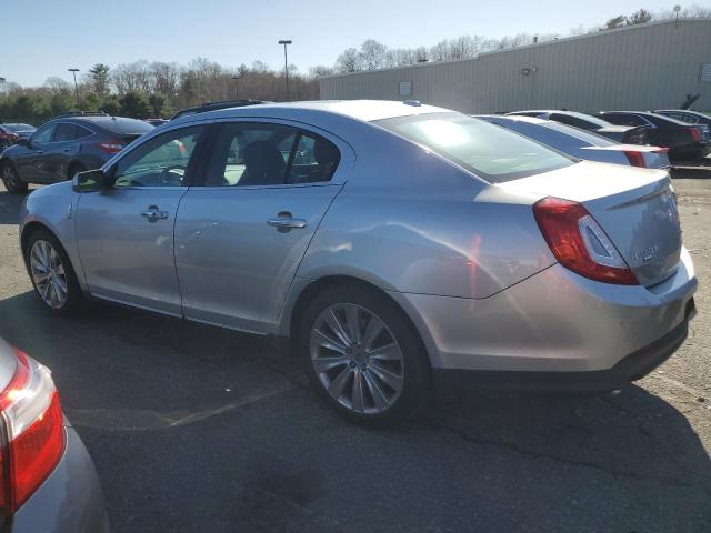 1LNHL9FT2DG610670 - 2013 LINCOLN MKS SILVER photo 2