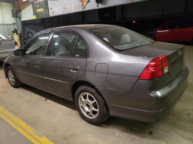 1HGES16385L010337 - 2005 HONDA CIVIC DX VP GRAY photo 2