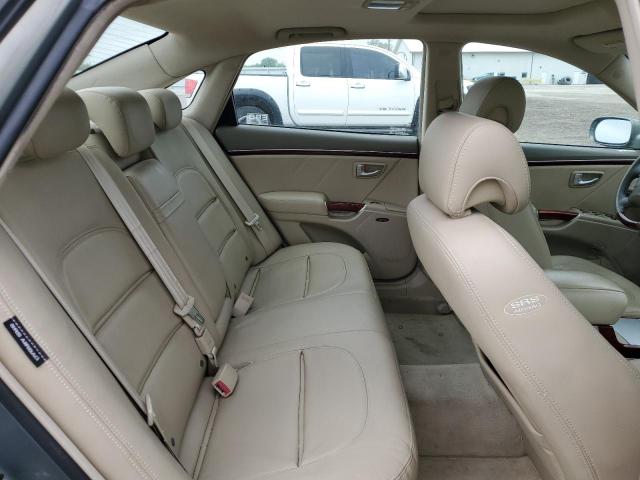 KMHFC46F67A152708 - 2007 HYUNDAI AZERA SE GRAY photo 10