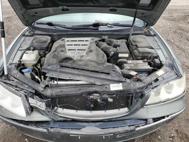 KMHFC46F67A152708 - 2007 HYUNDAI AZERA SE GRAY photo 11