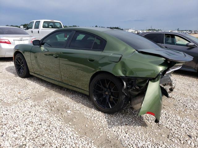 2C3CDXBG3LH229636 - 2020 DODGE CHARGER SXT GREEN photo 2