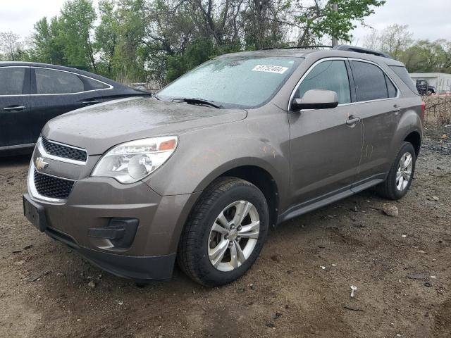 2GNFLEEKXC6156624 - 2012 CHEVROLET EQUINOX LT BROWN photo 1