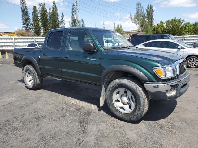 5TEGN92N32Z116275 - 2002 TOYOTA TACOMA DOUBLE CAB PRERUNNER GREEN photo 4