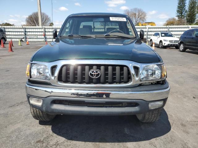 5TEGN92N32Z116275 - 2002 TOYOTA TACOMA DOUBLE CAB PRERUNNER GREEN photo 5