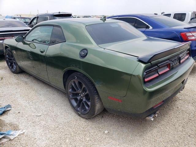 2C3CDZFJ6NH128871 - 2022 DODGE CHALLENGER R/T SCAT PACK GREEN photo 2