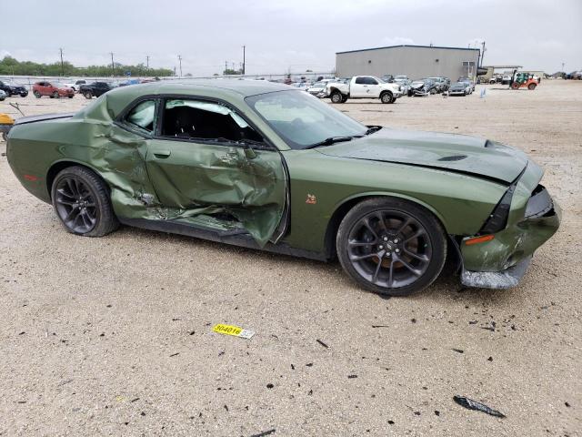 2C3CDZFJ6NH128871 - 2022 DODGE CHALLENGER R/T SCAT PACK GREEN photo 4