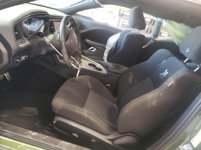 2C3CDZFJ6NH128871 - 2022 DODGE CHALLENGER R/T SCAT PACK GREEN photo 7