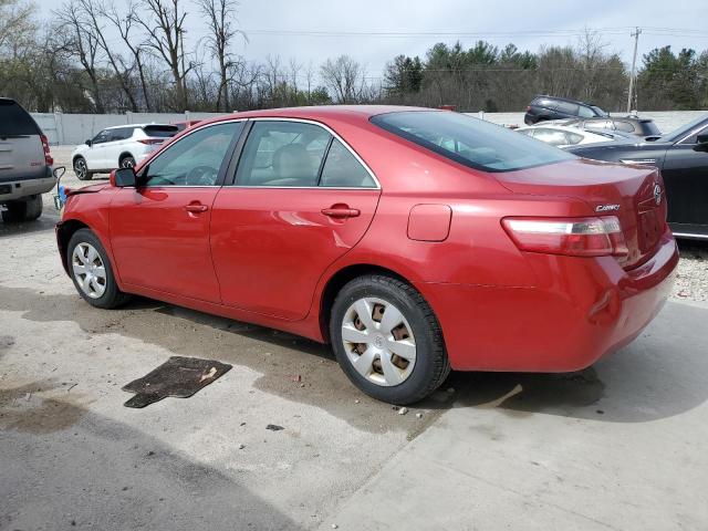 4T1BE46KX7U079279 - 2007 TOYOTA CAMRY CE RED photo 2