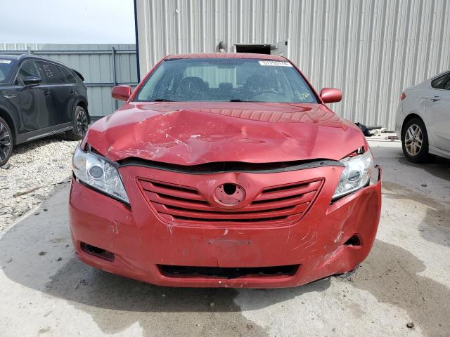 4T1BE46KX7U079279 - 2007 TOYOTA CAMRY CE RED photo 5