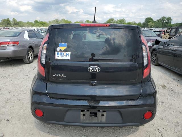 KNDJN2A23K7012896 - 2019 KIA SOUL BLACK photo 6