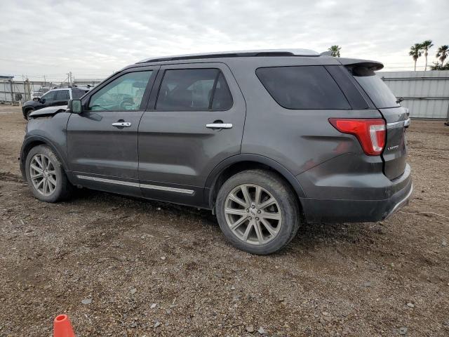 1FM5K7F80HGE36755 - 2017 FORD EXPLORER LIMITED GRAY photo 2