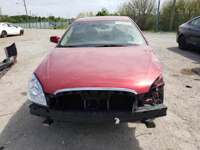 1G4HJ5EM4BU115474 - 2011 BUICK LUCERNE CXL RED photo 5