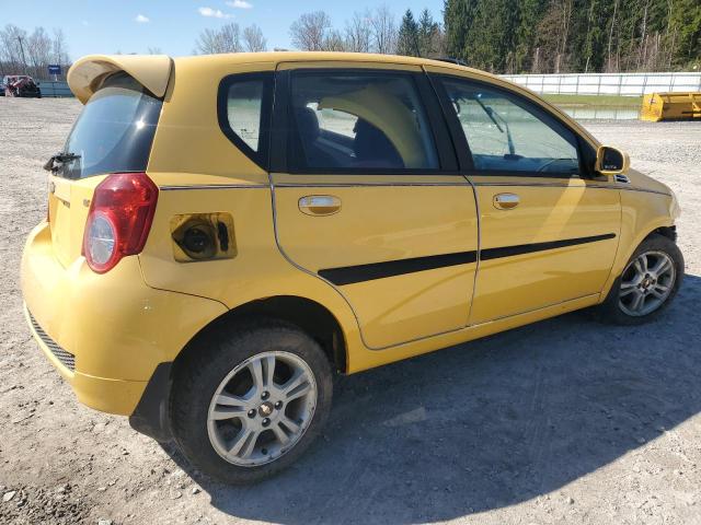 KL1TG6DEXAB132018 - 2010 CHEVROLET AVEO LT YELLOW photo 3