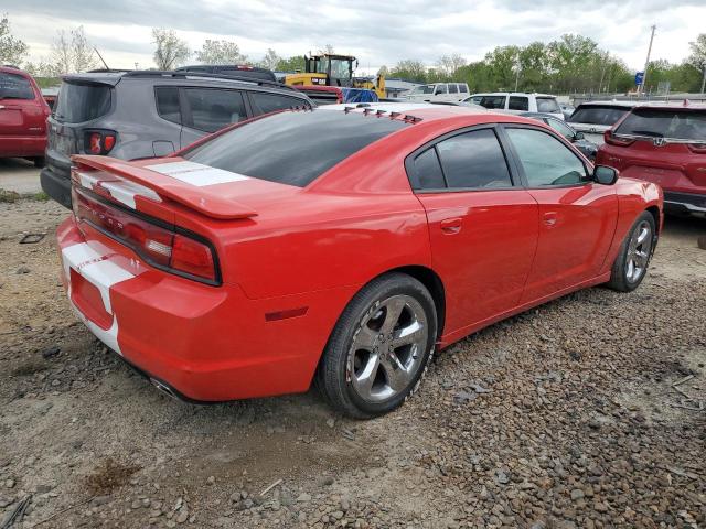 2C3CDXBG1EH338826 - 2014 DODGE CHARGER SE RED photo 3