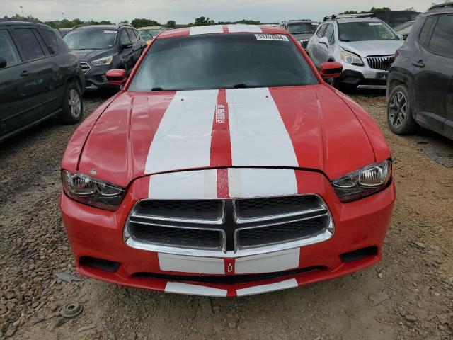 2C3CDXBG1EH338826 - 2014 DODGE CHARGER SE RED photo 5