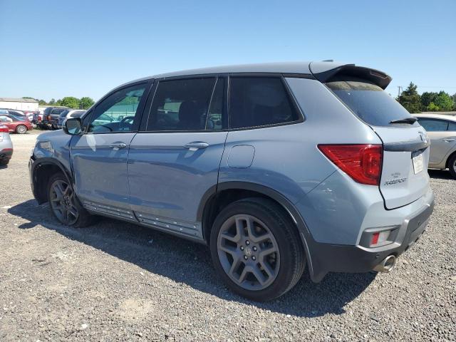 5FNYF7H50NB002821 - 2022 HONDA PASSPORT EXL BLUE photo 2