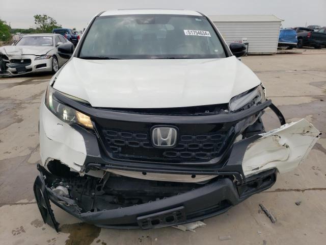 5FNYF7H54KB003515 - 2019 HONDA PASSPORT EXL WHITE photo 5