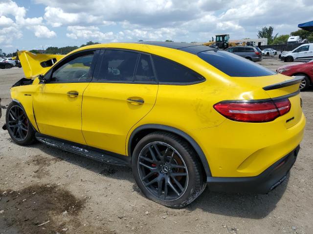 4JGED7FB8JA093997 - 2018 MERCEDES-BENZ GLE COUPE 63 AMG-S YELLOW photo 2