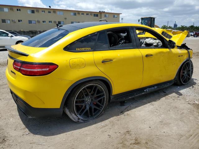 4JGED7FB8JA093997 - 2018 MERCEDES-BENZ GLE COUPE 63 AMG-S YELLOW photo 3