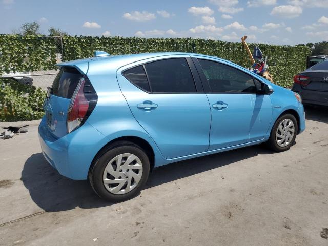 JTDKDTB33F1087398 - 2015 TOYOTA PRIUS C BLUE photo 3