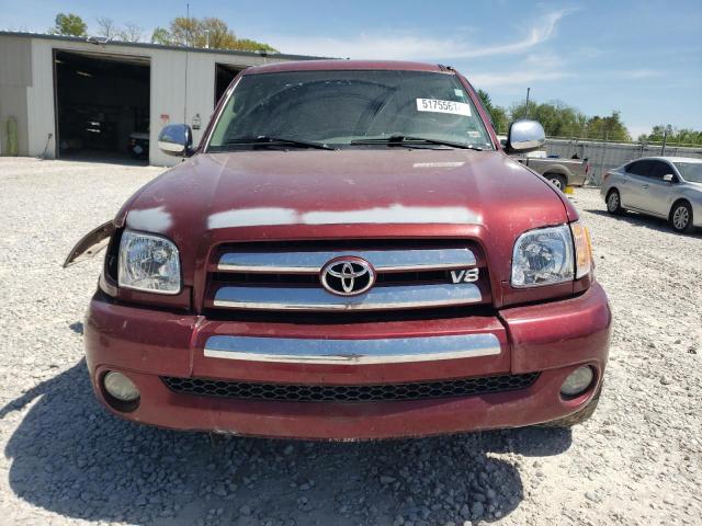 5TBBT44186S483018 - 2006 TOYOTA TUNDRA ACCESS CAB SR5 MAROON photo 5