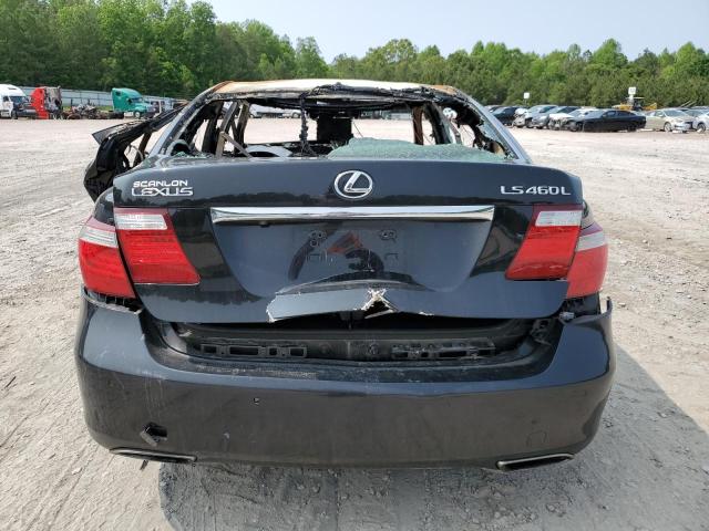 JTHGL46F275005673 - 2007 LEXUS LS 460L BLACK photo 6