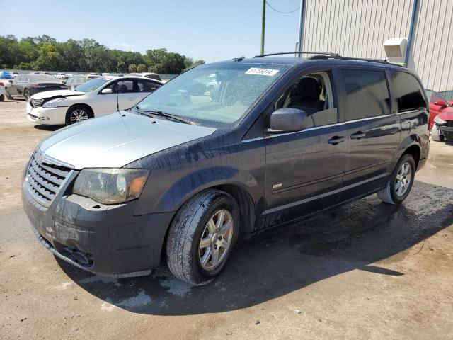 2A8HR54P58R801465 - 2008 CHRYSLER TOWN & COU TOURING BLUE photo 1