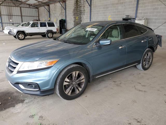 5J6TF2H57DL004990 - 2013 HONDA CROSSTOUR EXL BLUE photo 1