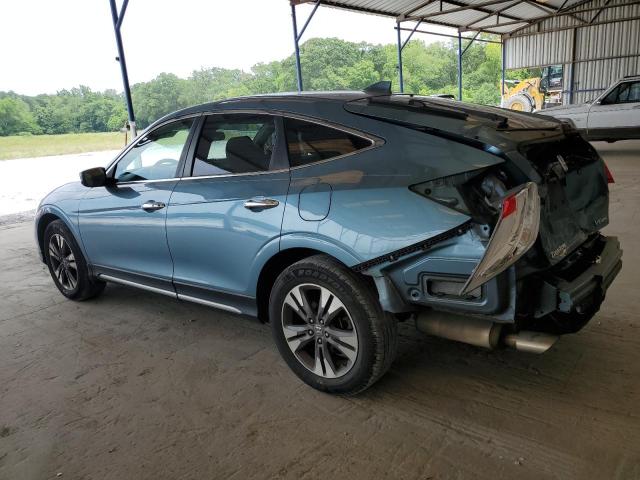 5J6TF2H57DL004990 - 2013 HONDA CROSSTOUR EXL BLUE photo 2